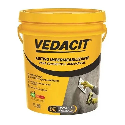 ADITIVO IMPERMEABILIZANTE VEDACIT 18 L