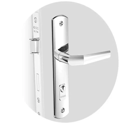 CERRADURA POPLINE 40X53 EXT CROM SOPRANO