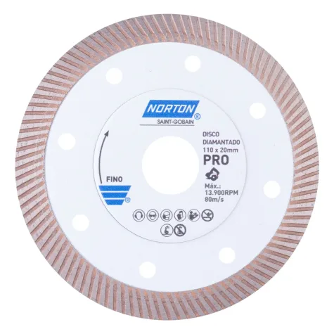 DISCO DIAMANTADO PORCELANATO NORTON 4.5"
