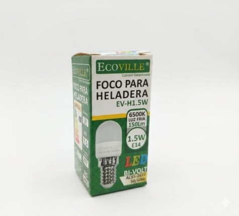 FOCO LED ECOVILLE P/ HELADERA 1.5 W ( LUZ FRÍA)